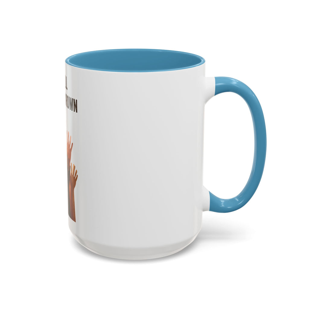 We're All Shades of Brown Accent Coffee Mug – Multicultural Unity Ceramic Mug