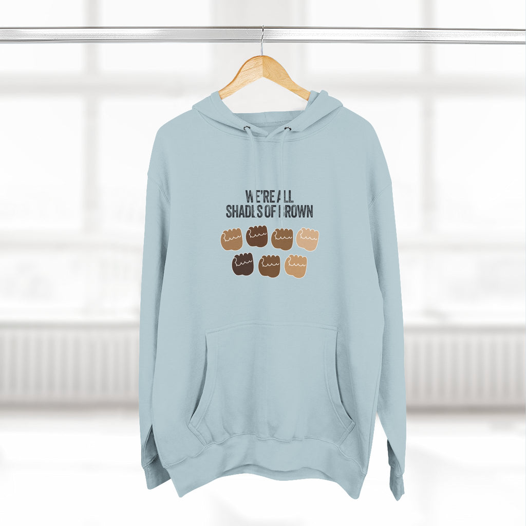 Three-Panel Fleece Hoodie