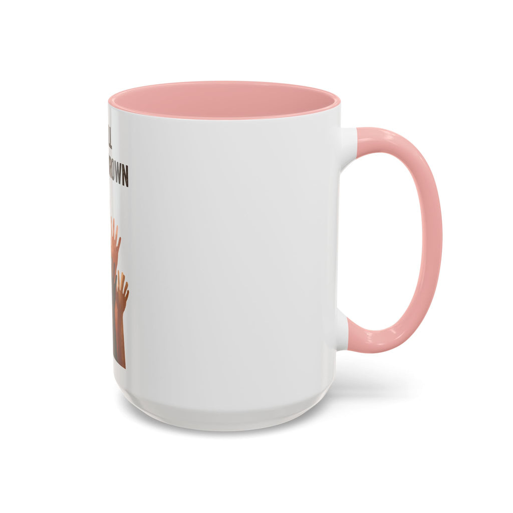 We're All Shades of Brown Accent Coffee Mug – Multicultural Unity Ceramic Mug