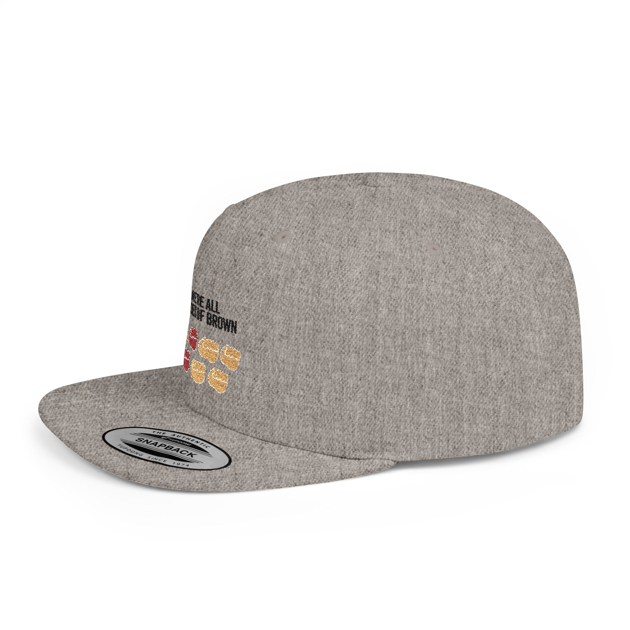 Snapback Hat — "We're All Shades of Brown" Donut Diversity Design