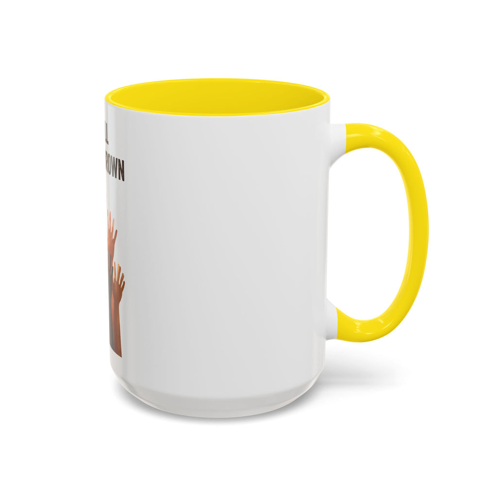 We're All Shades of Brown Accent Coffee Mug – Multicultural Unity Ceramic Mug