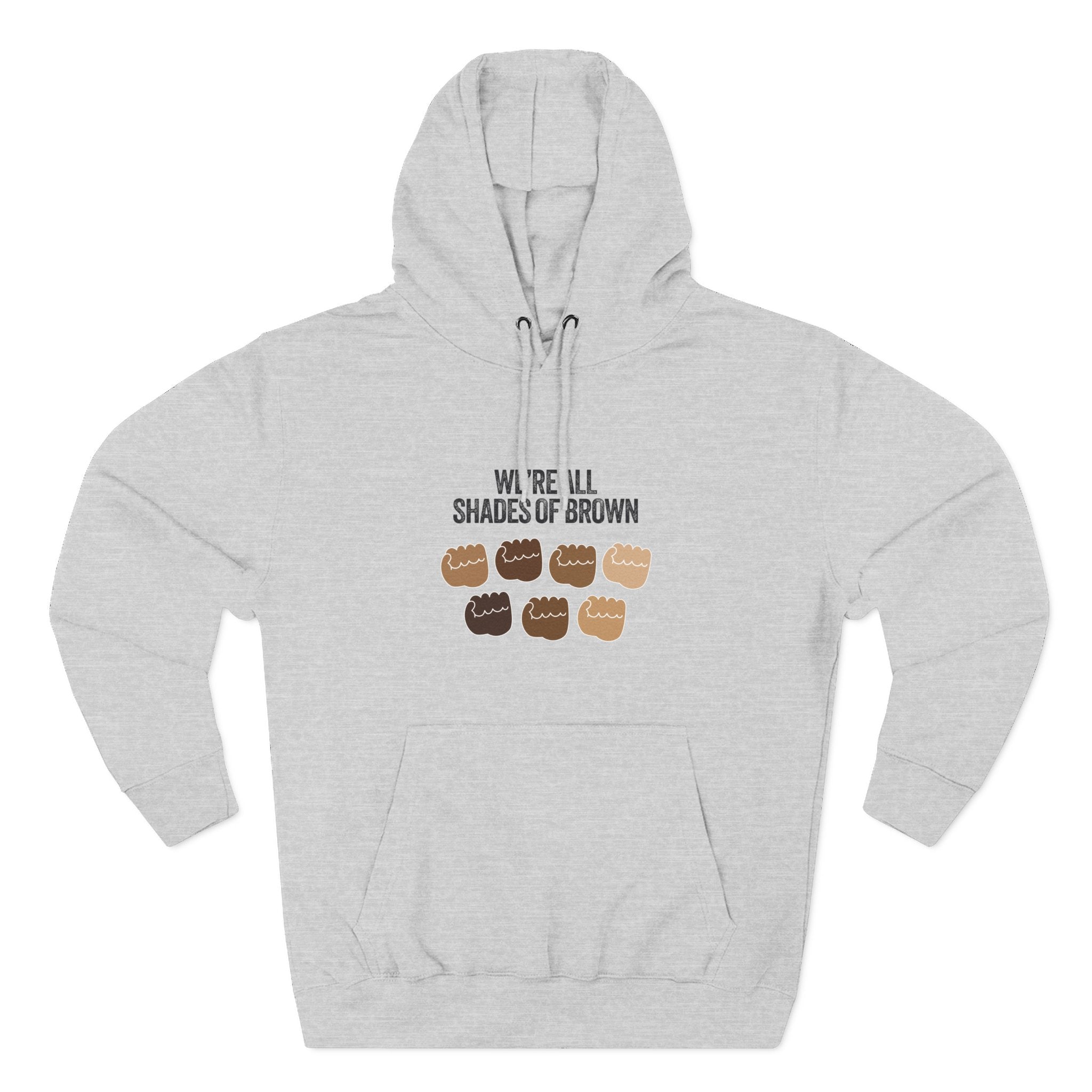 Three-Panel Fleece Hoodie