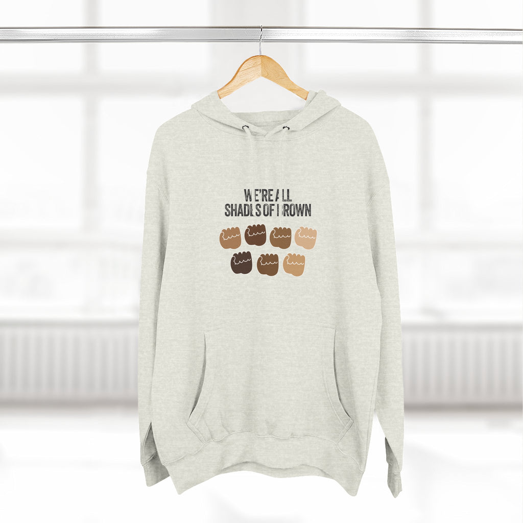 Three-Panel Fleece Hoodie