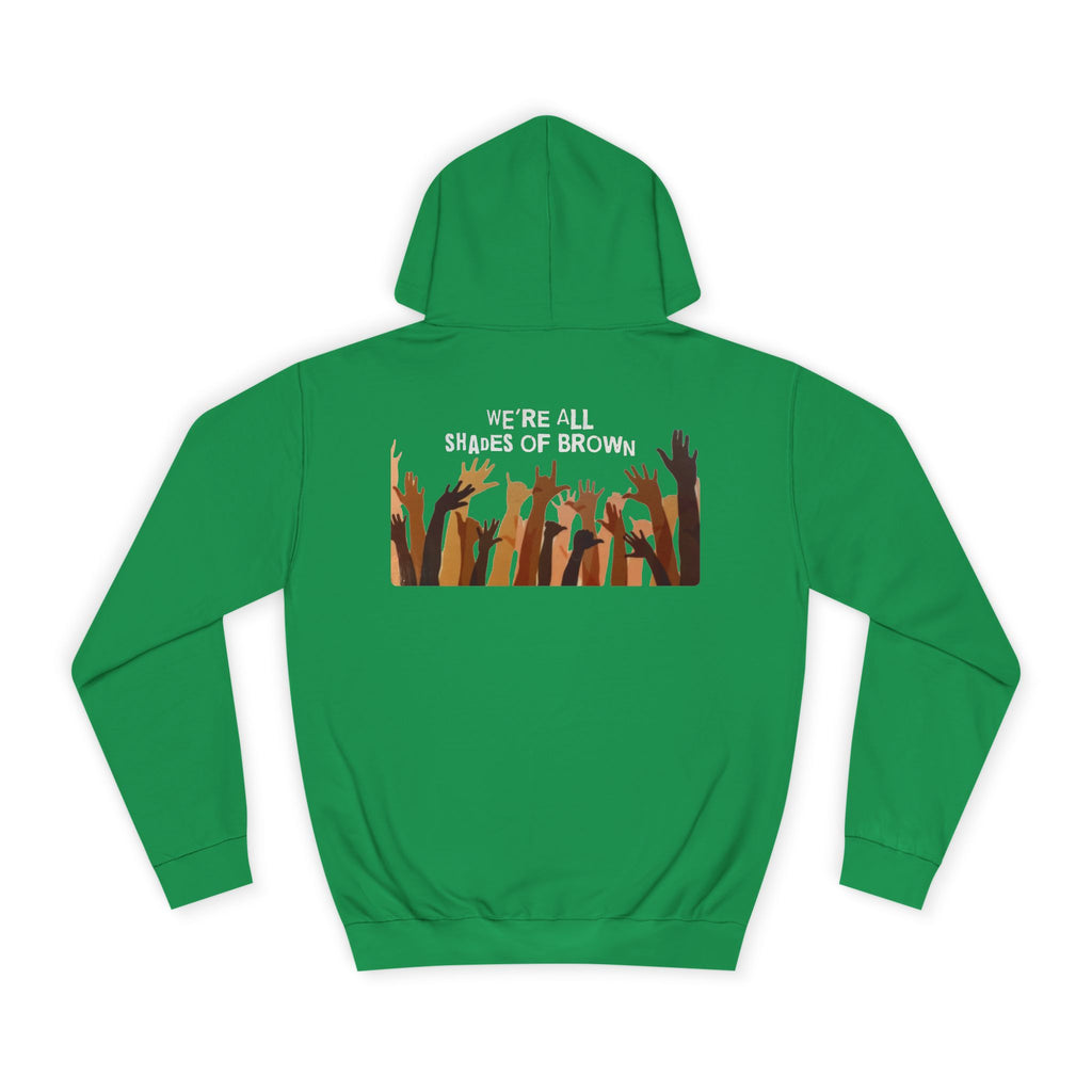 Raised Hands Crowd Hoodie — Unity Diversity Graphic College Hoodie