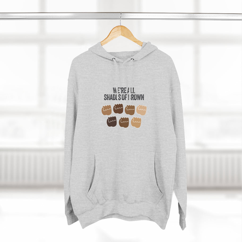 Three-Panel Fleece Hoodie