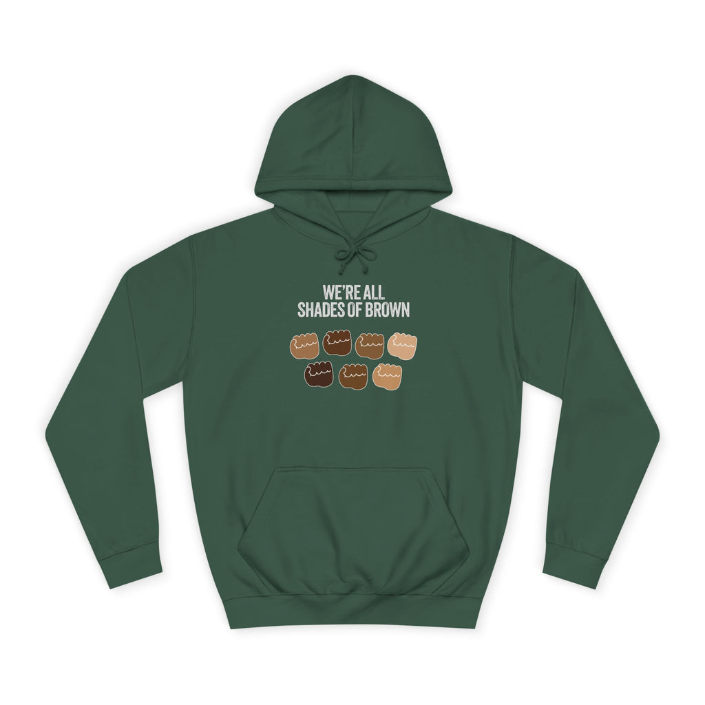 Raised Hands Crowd Hoodie — Unity Diversity Graphic College Hoodie