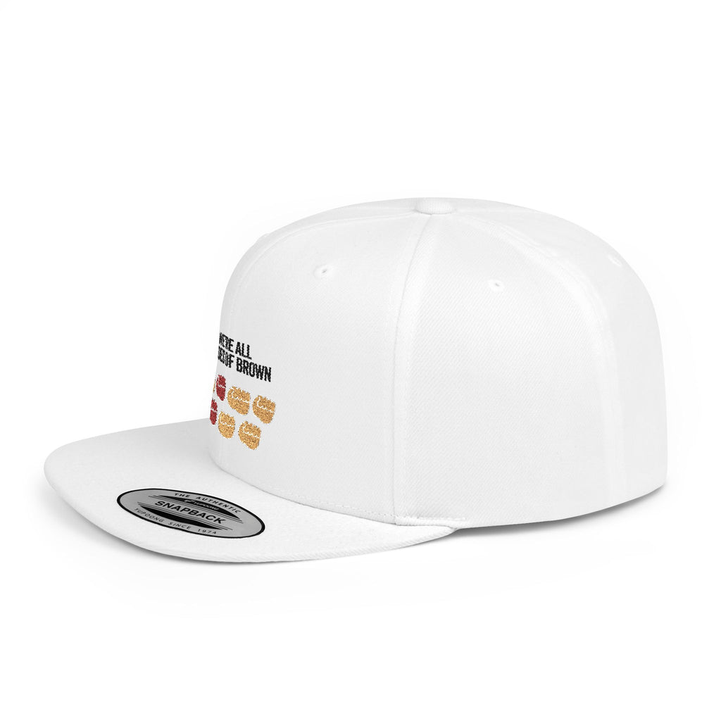 Snapback Hat — "We're All Shades of Brown" Donut Diversity Design