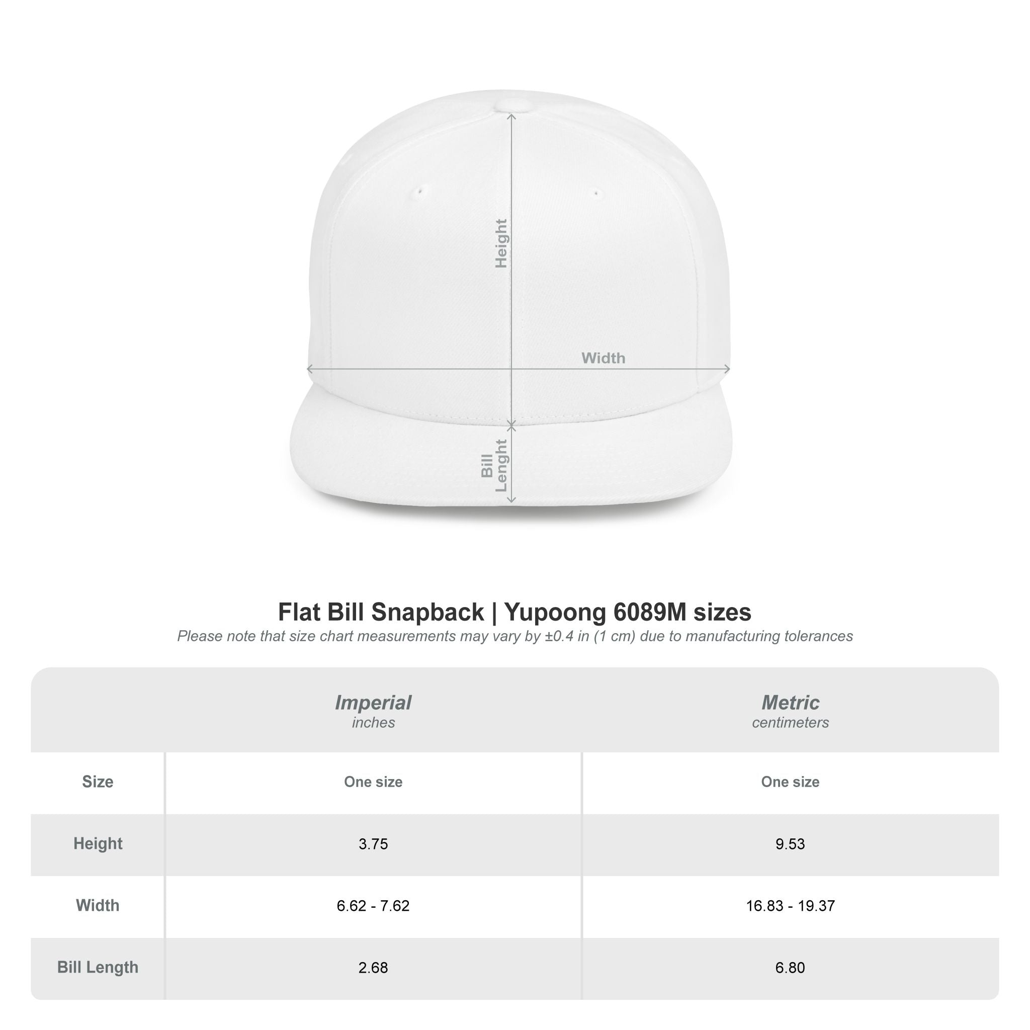 Snapback Hat — "We're All Shades of Brown" Donut Diversity Design