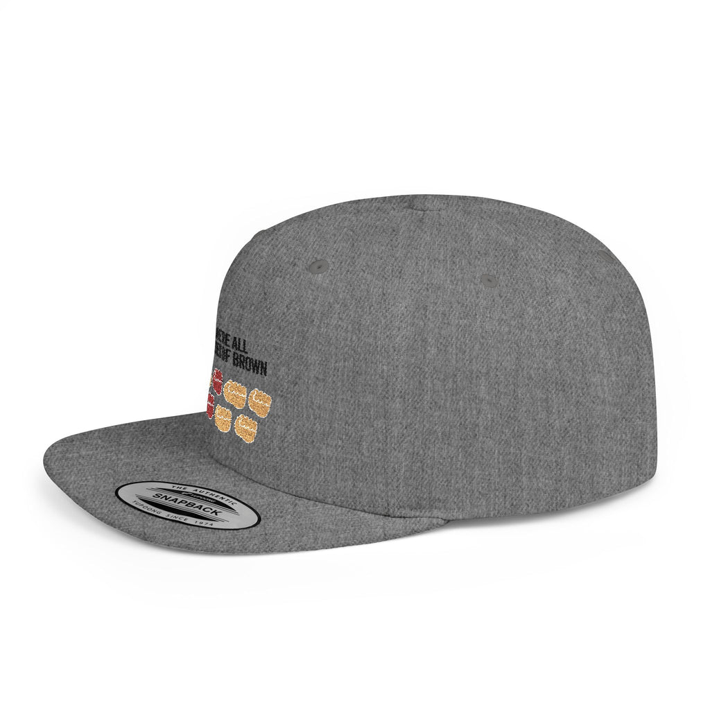 Snapback Hat — "We're All Shades of Brown" Donut Diversity Design