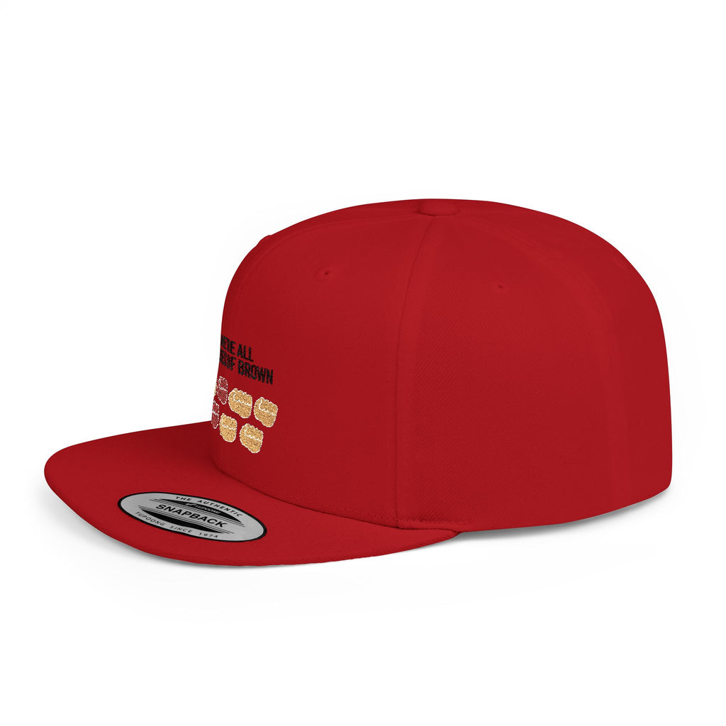 Snapback Hat — "We're All Shades of Brown" Donut Diversity Design