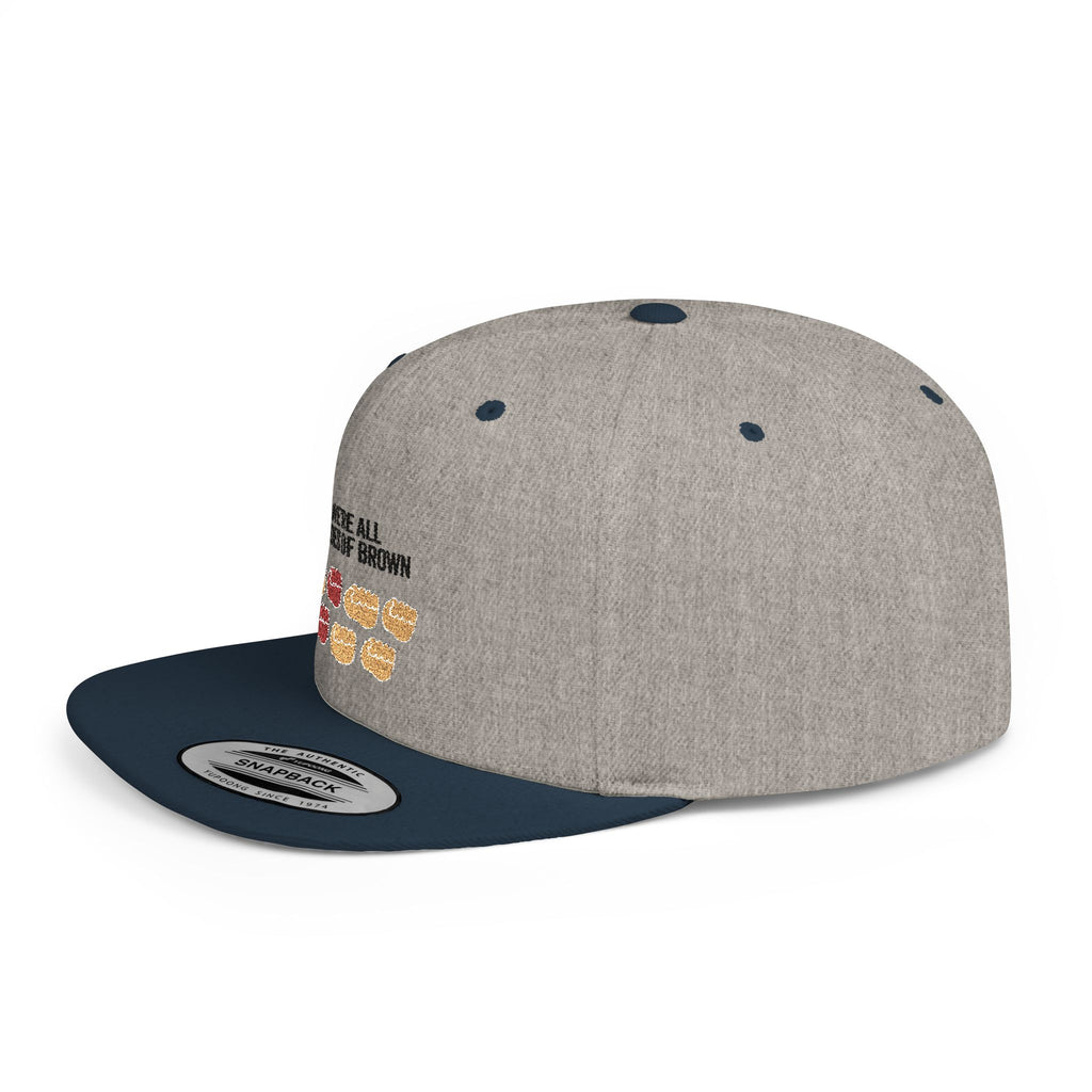 Snapback Hat — "We're All Shades of Brown" Donut Diversity Design